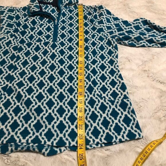 Bundle of 2 Land’s End 1/4 zip fleece pullovers size S 6/8 - Picture 8 of 10